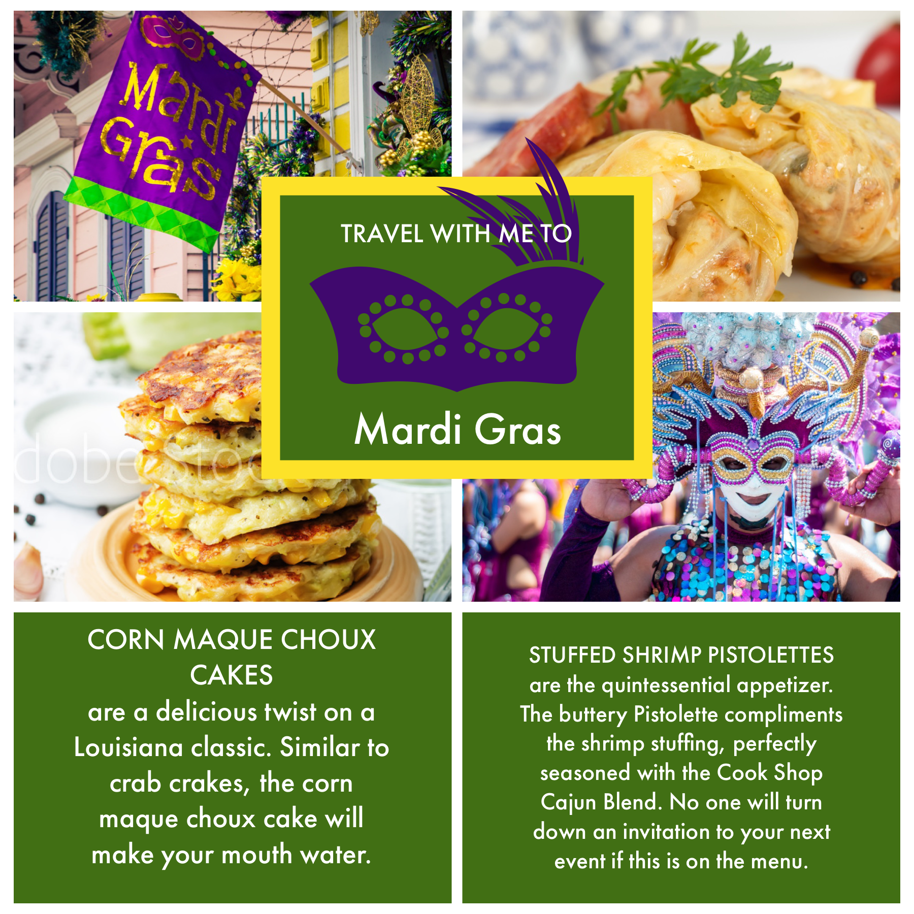 KING CAKE, COOKING & COCKTAILS : The Appetizers