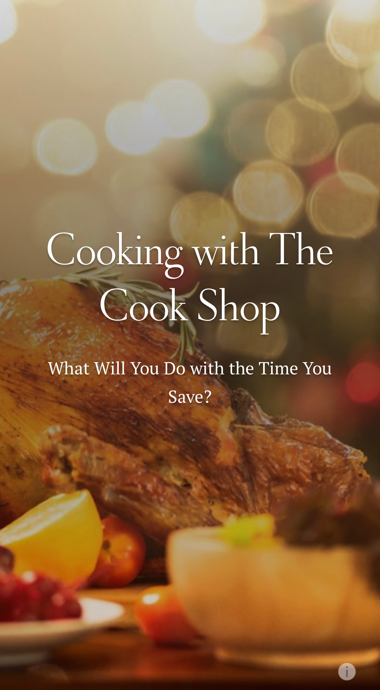 The Cook Shop Whole Chicken and the Fixings!