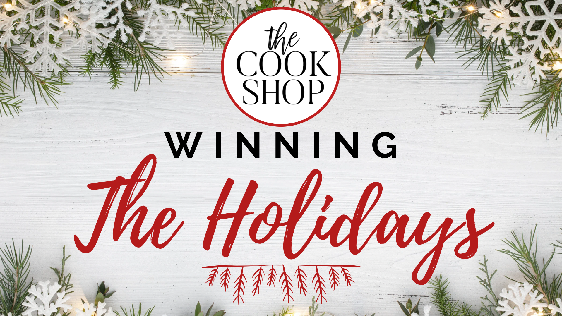 WINNING THE HOLIDAYS RECIPES!